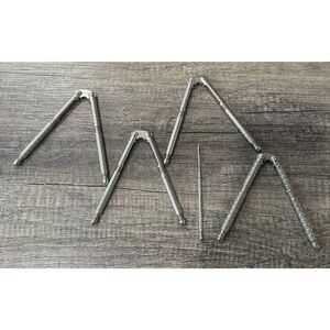 Vintage Set of HMQ Nutcrack Seafood Crackers (4) and 1 Pick